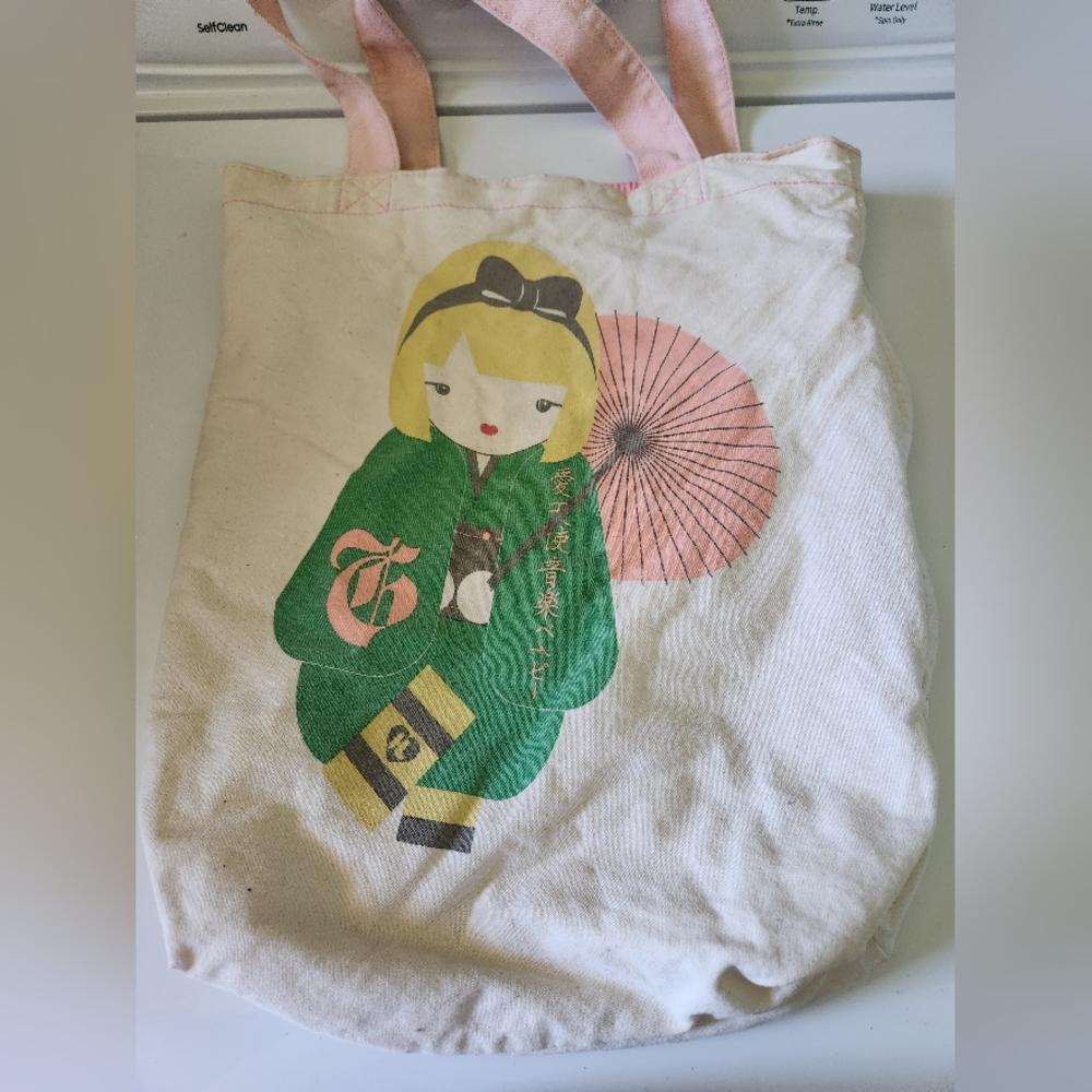 Used canvas Harajuku Lovers shoulder bag